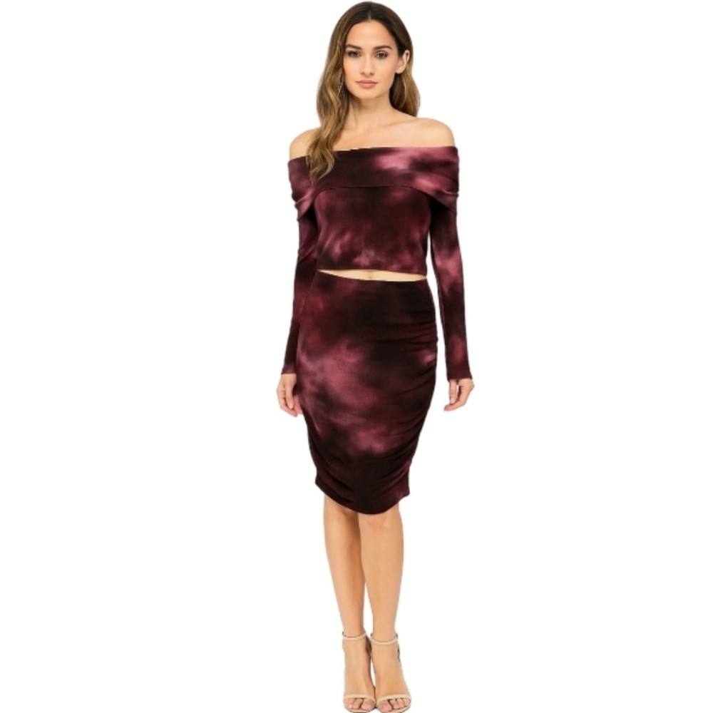 NWT Madden NYC‎ 2-piece Tie dye Skirt Set Women's Medium